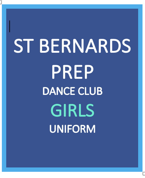 ST BERNARDS PREP DANCE CLUB GIRLS UNIFORM