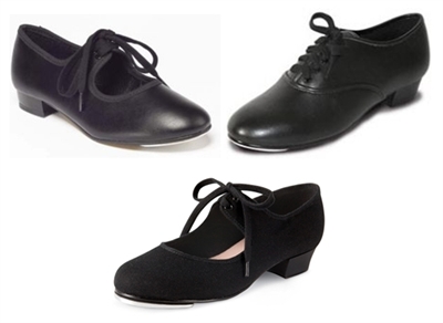 Black leather Tap Shoes